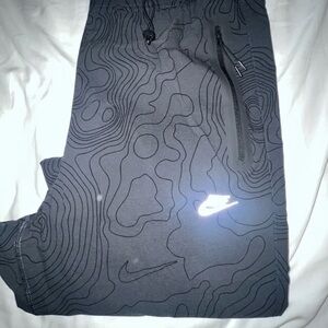 Nike Black Joggers with Reflective Detail